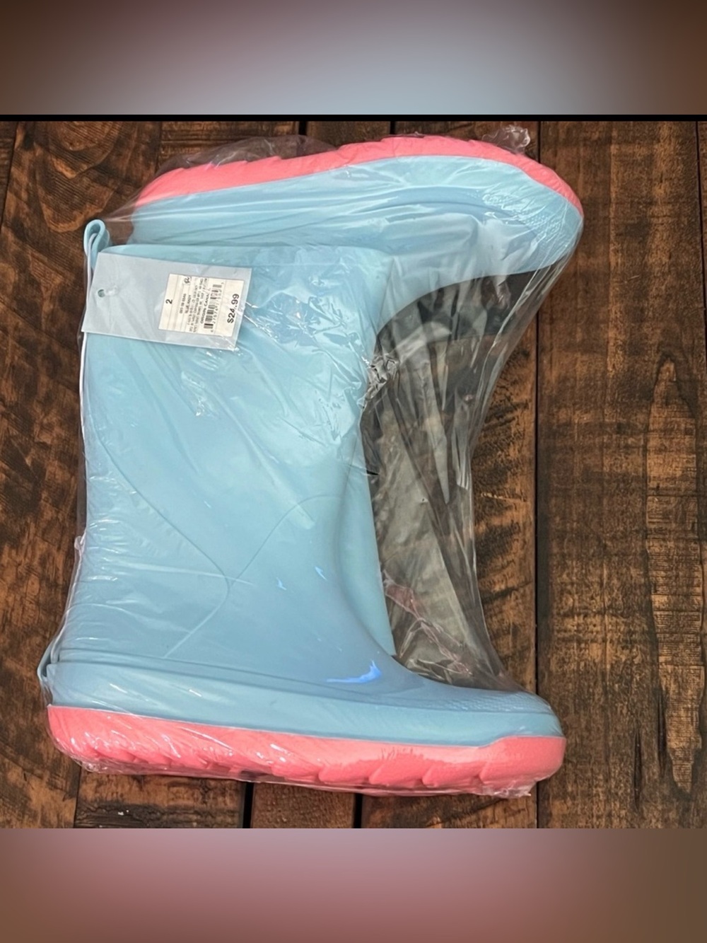 Cat & Jack slip on Rainboots size 2